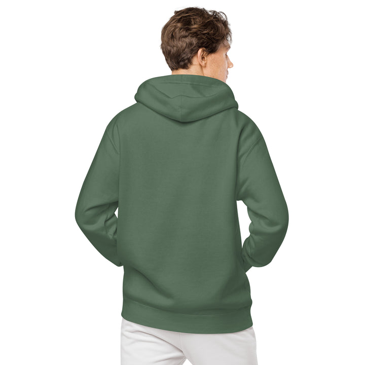 Sudadera con capucha teñida unisex