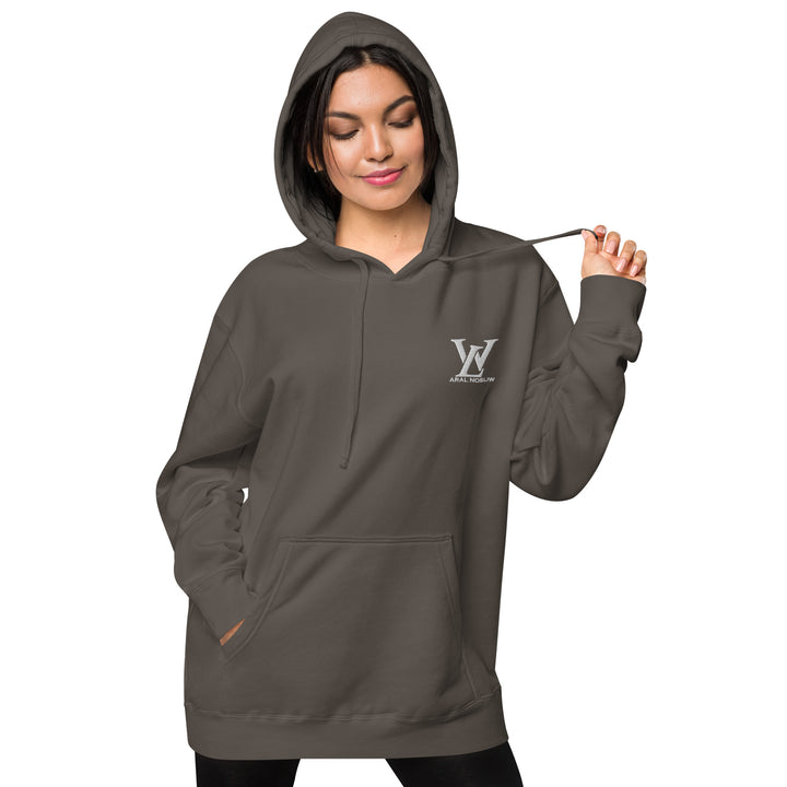 Sudadera con capucha teñida unisex