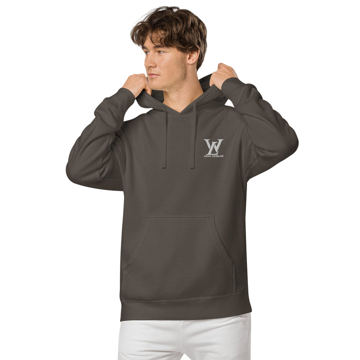 Sudadera con capucha teñida unisex