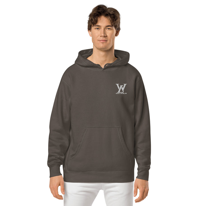 Sudadera con capucha teñida unisex