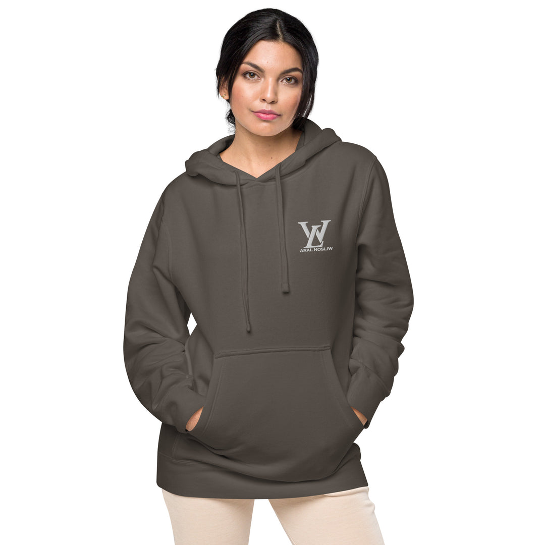 Sudadera con capucha teñida unisex