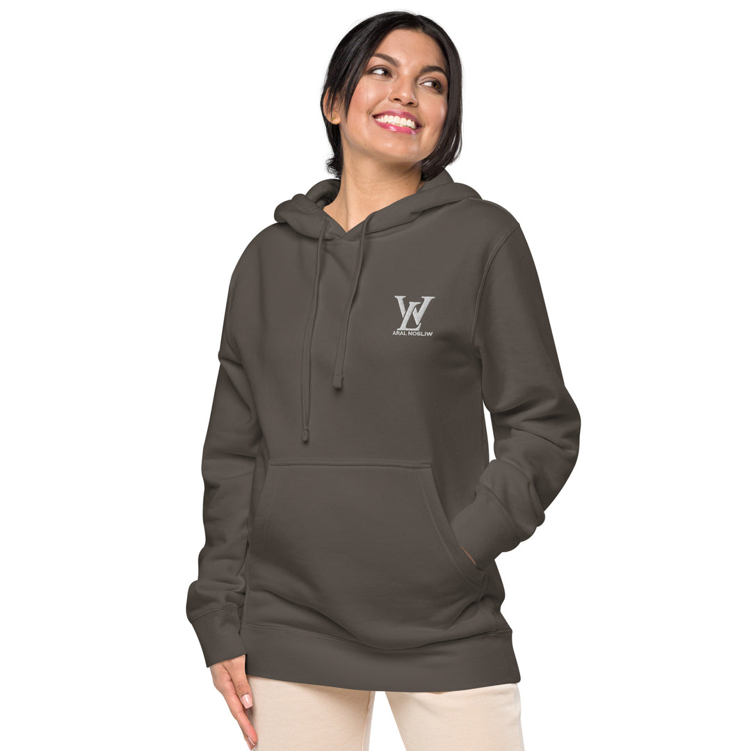 Sudadera con capucha teñida unisex