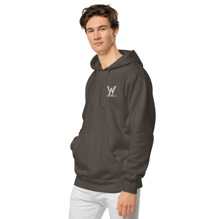 Sudadera con capucha teñida unisex