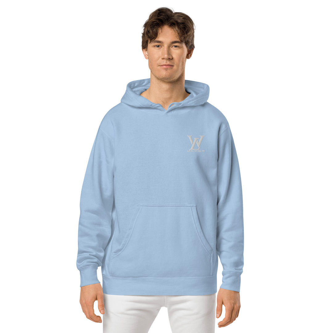 Sudadera con capucha teñida unisex