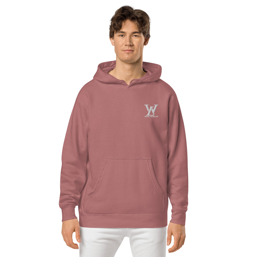 Sudadera con capucha teñida unisex