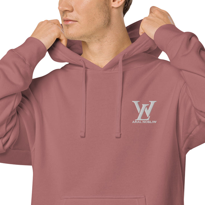 Sudadera con capucha teñida unisex