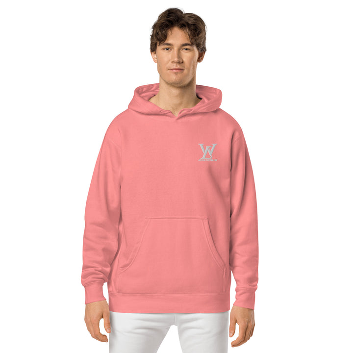 Sudadera con capucha teñida unisex