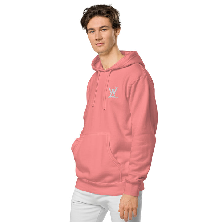 Sudadera con capucha teñida unisex