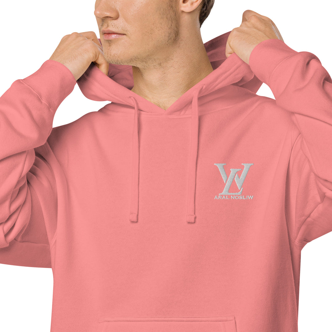 Sudadera con capucha teñida unisex