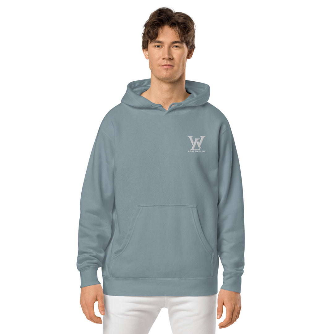 Sudadera con capucha teñida unisex